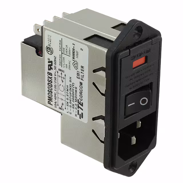 7-6609940-9 TE Connectivity Corcom Filters  Power Entry Modules (PEM)